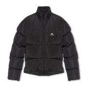 Balenciaga Vadderad jacka med logotyp Black, Dam