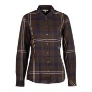 Barbour Praline Rutig Skjorta Brown, Dam