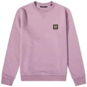 Belstaff Lavendel Bouclé Bomullssweatshirt Pink, Herr