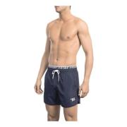 Bikkembergs Blå Simshorts för Män Blue, Herr