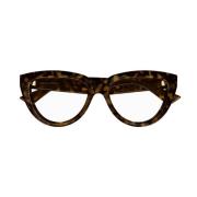 Bottega Veneta Djärv Cat-Eye Acetatram med Geometriska Armar Brown, Un...