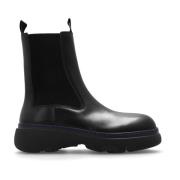 Burberry Läder ankelboots Black, Dam