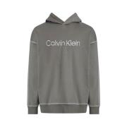 Calvin Klein Långärmad huvtröja Gray, Herr