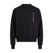 Calvin Klein Vertikal Institutionell Sweatshirt Black, Herr