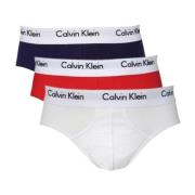 Calvin Klein Stiligt rött tryckt underkläder Multicolor, Herr