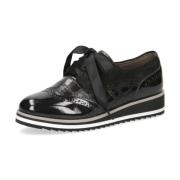 Caprice Laced Shoes Black, Dam