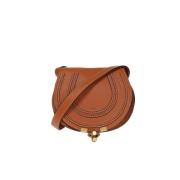 Chloé Marcie Small Shoulder Bag Brown, Dam