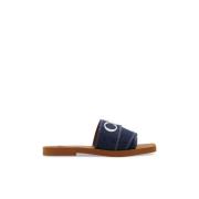 Chloé ‘Woody’ slides Blue, Dam