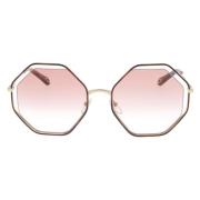 Chloé Solglasögon för modemedvetna kvinnor Pink, Dam