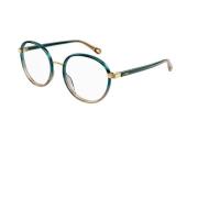 Chloé Gröna och Rosa Transparenta Acetatglasögon Green, Unisex