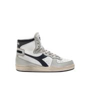 Diadora Vintage High Cut Sneakers - Vit/Hög Uppgång White, Herr