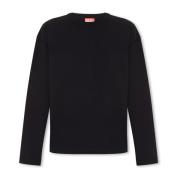 Diesel ‘S-Macsis-Od’ sweatshirt med logotyp Black, Herr