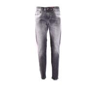 Diesel Slim-fit Stiliga Jeans Uppgradering Black, Herr
