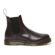 Dr. Martens Chelsea Burgundy Smooth Stövlar Red, Dam