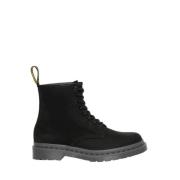 Dr. Martens Svarta Milled Nubuck Vattentäta Stövlar Black, Herr