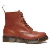 Dr. Martens 1460 Pascal Saddle Tan Stövel Brown, Herr