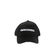 Dsquared2 Baseball Cap med stadsflärd Black, Herr