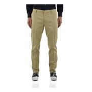 Dsquared2 Beige Bomulls Chinos med Metalllogo Beige, Herr