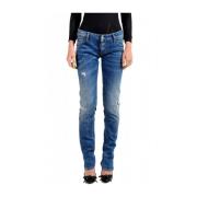 Dsquared2 Trendiga Skinny Jeans för Kvinnor Blue, Dam