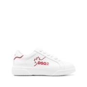 Dsquared2 Vita Bumper Logo-Print Sneakers White, Herr