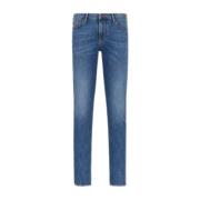 Emporio Armani Slim Fit 5 Fickor Denim Jeans Blue, Herr