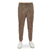 Emporio Armani Bekväma och stiliga Pantaloni Fango Joggers Brown, Herr