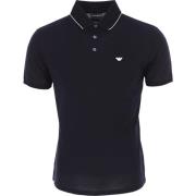 Emporio Armani Blåa T-shirts och Polos med Stil Blue, Herr