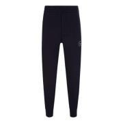 Emporio Armani Marinblå Joggingbyxor för Herrar Black, Herr