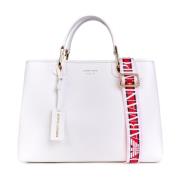 Emporio Armani Vit/läder Armani Väska White, Dam