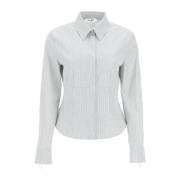 Fendi Stilfull Bomullsskjorta för Kvinnor White, Dam