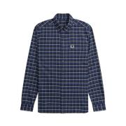 Fred Perry Avslappnad skjorta Blue, Herr