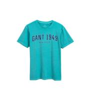 Gant Bekväm och stilfull herr T-shirt kollektion Blue, Herr