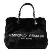 Giorgio Armani Shoppingväska Black, Dam