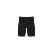 Givenchy Siden Cargo Bermuda Shorts Black, Dam