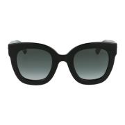 Gucci Round Frame Acetate Sungles With Star Black, Dam