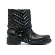 Gucci GG läder ankelboots Black, Dam