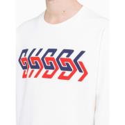 Gucci Crewneck Sweatshirt White, Dam