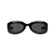Gucci Svarta solglasögon med tillbehör Black, Dam