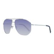 Guess Silver Aviator Solglasögon för Män Gray, Unisex