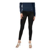 Guess Coated Skinny Jeans Black, Dam