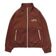 Guess Brun Tricot Track Jacka Brown, Dam