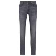 Hugo Boss Slim-fit Jeans Gray, Herr