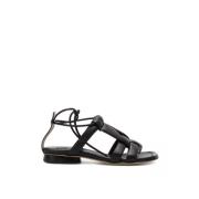 Ixos Flat Sandals Black, Dam