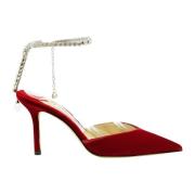 Jimmy Choo High Heel Sandals Red, Dam