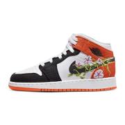 Jordan Blomma Mid Sneakers Orange, Dam