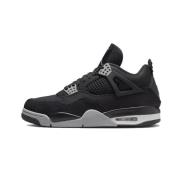 Jordan Svart Canvas Air 4 Black, Herr