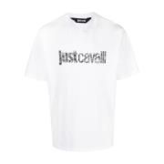 Just Cavalli T-Shirts White, Herr