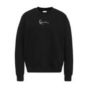 Karl Kani Herr Small Signature Sweatshirt Black, Herr