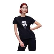 Karl Lagerfeld T-shirt Black, Dam