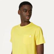 K-Way Stilfull Herr T-Shirt i Bomull Yellow, Herr